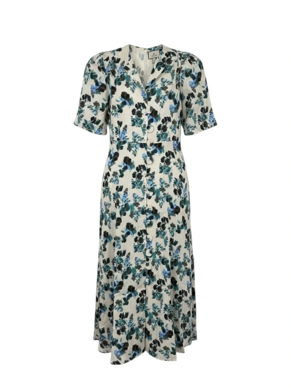 TUCKERNUCK - Budding Bluebell Hadley Linen Dress, Medium